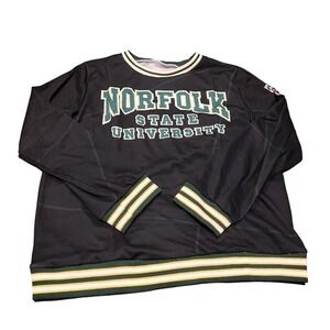NORFOLK STATE UNIVERSITY '91 CREWNECK BLACK African American College HBCU *read*